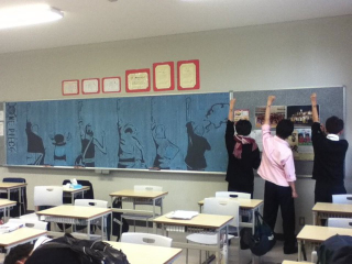 Illustration for article titled The Amazing Chalk Art of Japanese Classrooms